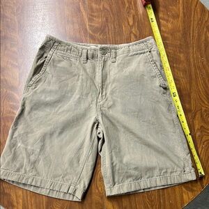 Urban Pipeline Tan Flat Front Casual Shorts